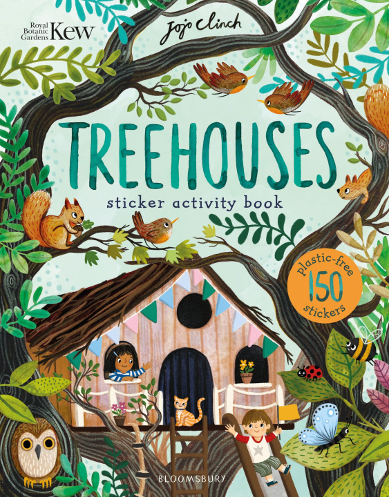 Knjiga KEW Treehouses Sticker Activity Book Jojo Clinch