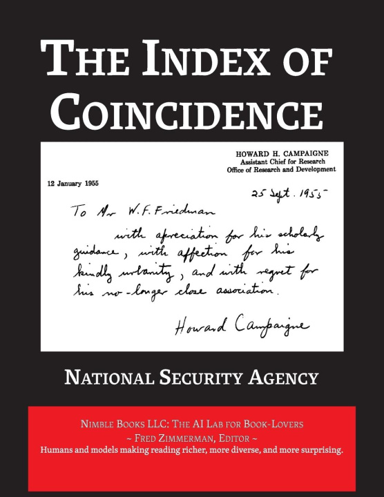 Boek The Index of Coincidence National Security Agency