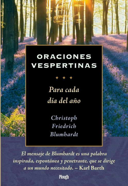 Libro Oraciones Vespertinas Christoph Friedrich Blumhardt