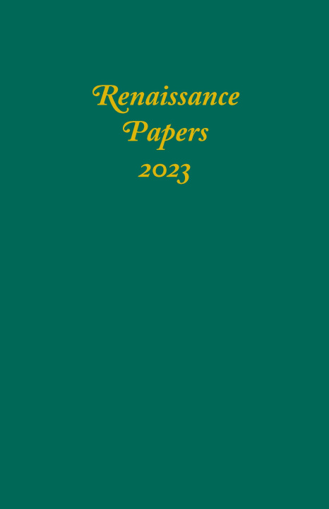 Książka Renaissance Papers 2023 Jim Pearce