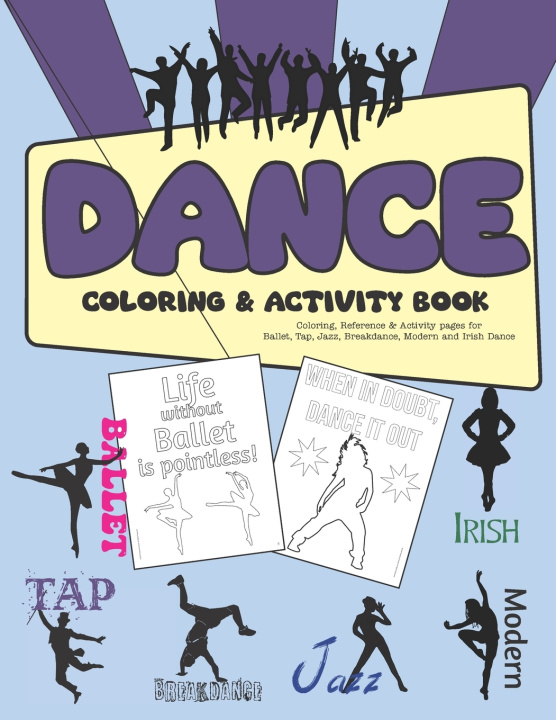 Boek Dance Coloring & Activity Book Krysta Bernhardt