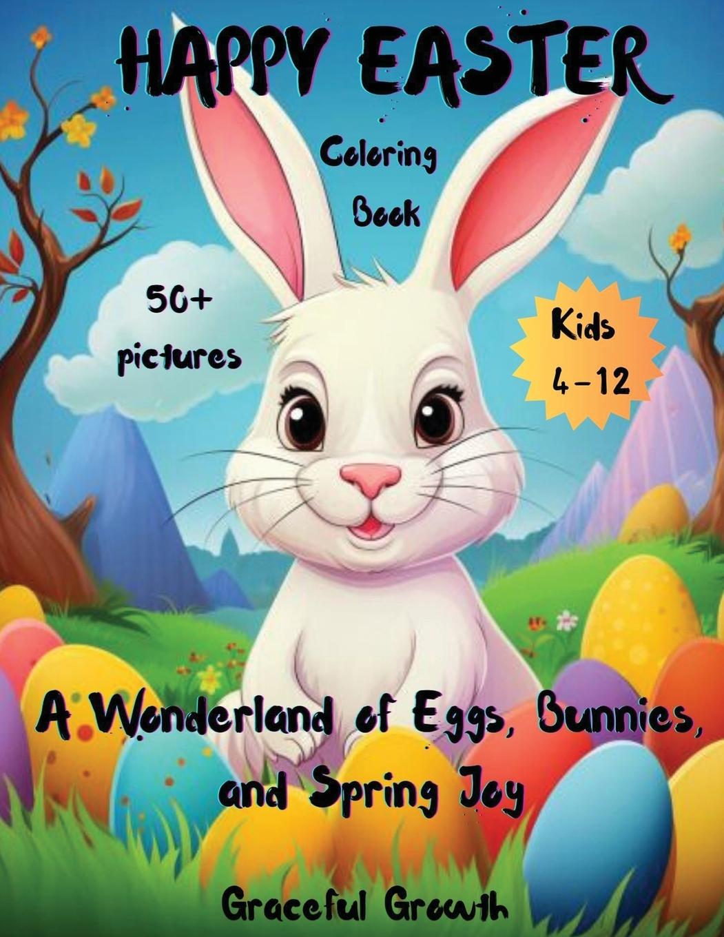 Kniha HAPPY EASTER Coloring Book Graceful Growth