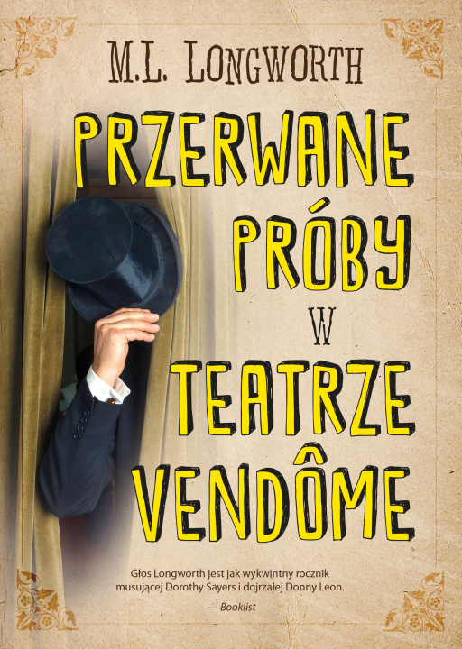 Kniha Przerwane próby w teatrze Vendome Longworth M.L.