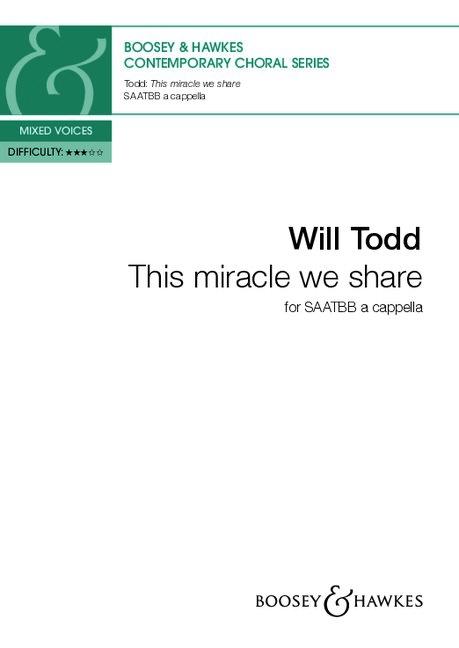Drukwerk This miracle we share Will Todd