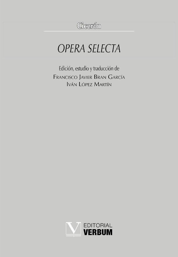 Knjiga OPERA SELECTA CICERON