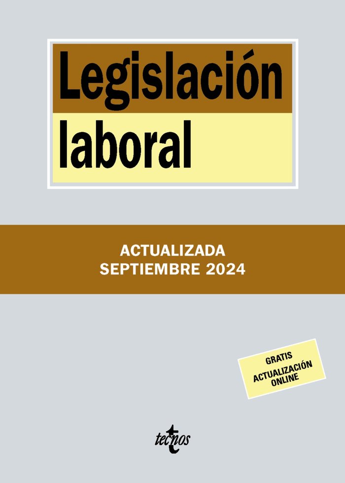 Livro LEGISLACION LABORAL EDITORIAL TECNOS