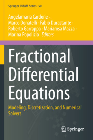 Kniha Fractional Differential Equations Angelamaria Cardone