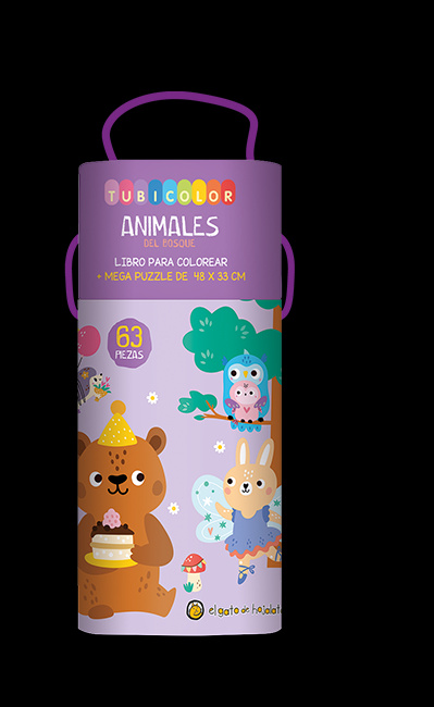 Knjiga Animales del bosque 