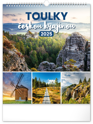 Kalendář/Diář Nástěnný kalendář Toulky českou krajinou 2025 