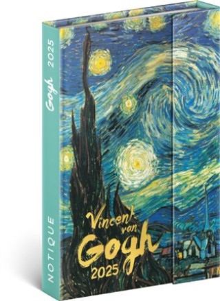 Könyv Týdenní magnetický diář Vincent van Gogh 2025 