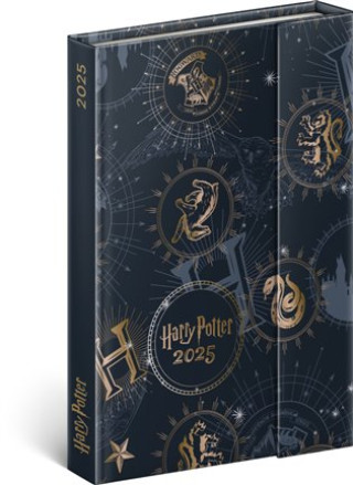 Knjiga Týdenní magnetický diář Harry Potter 2025 