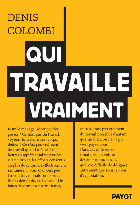 Knjiga Qui travaille vraiment ? Colombi