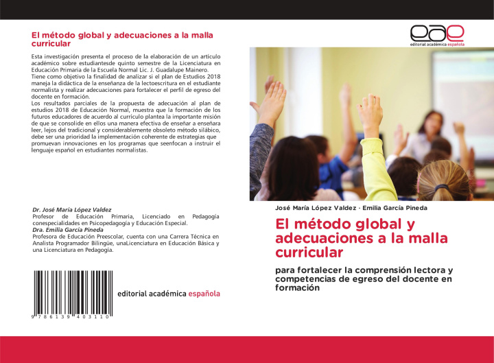 Knjiga El método global y adecuaciones a la malla curricular José María López Valdez