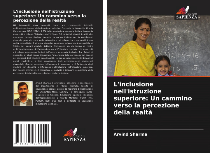 Könyv L'inclusione nell'istruzione superiore: Un cammino verso la percezione della realtà Arvind Sharma