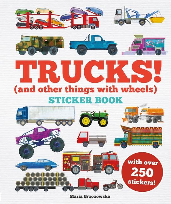 Libro Trucks! Sticker Book Bryony Davies