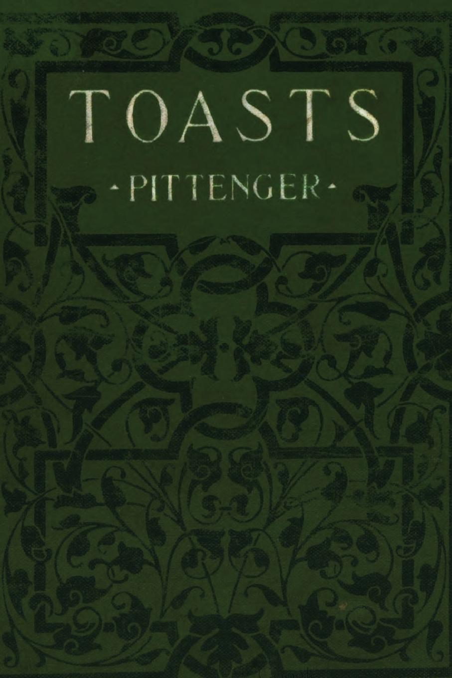 Knjiga Toasts William Pittenger