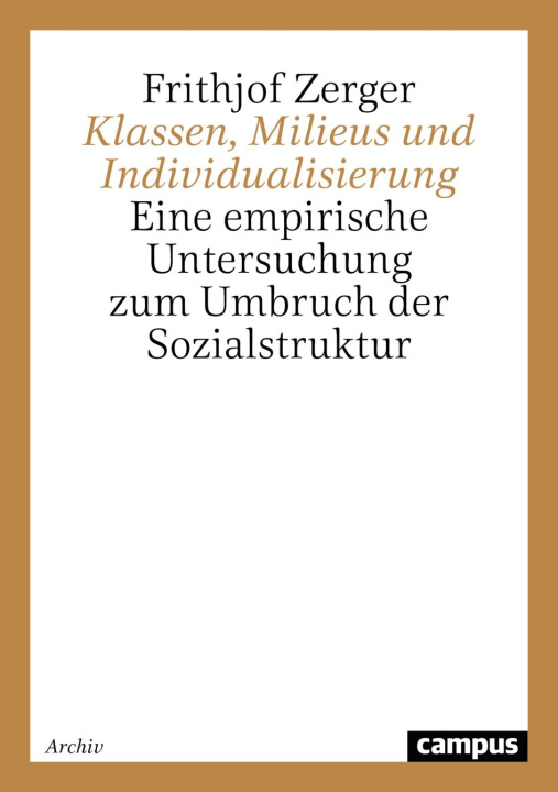 Knjiga Klassen, Milieus und Individualisierung 