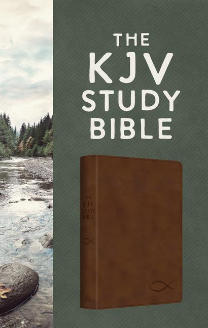 Книга The KJV Study Bible [Chesnut Brown Fish] 