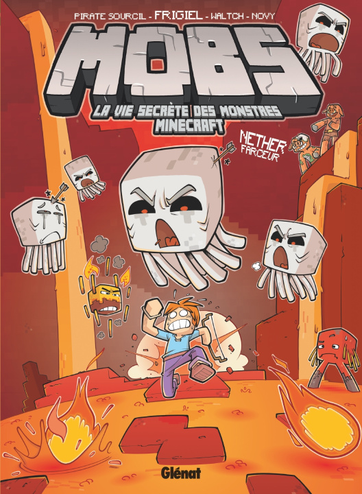 Knjiga MOBS, La vie secrète des monstres Minecraft  - Tome 04 