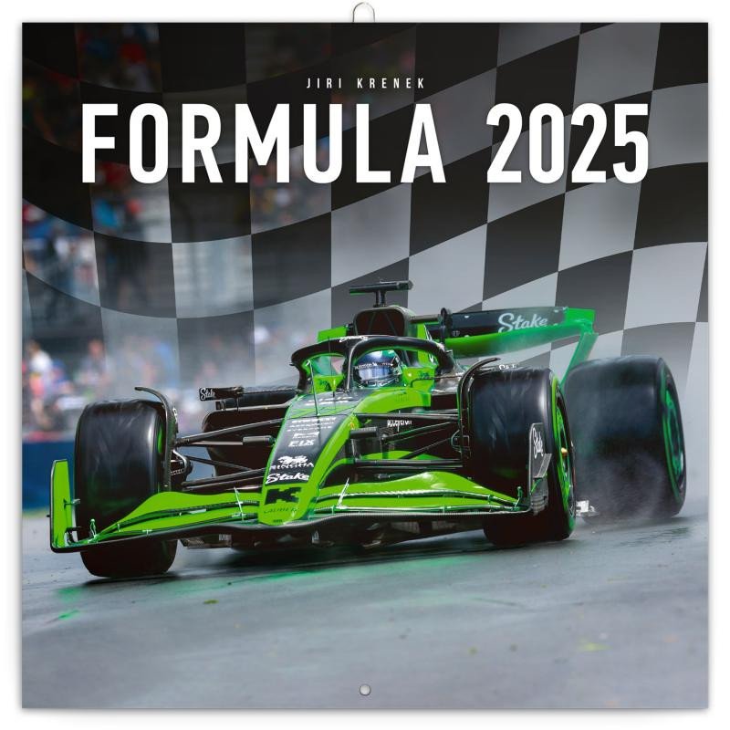 Kalendár/Diár Kalendář 2025 poznámkový: Formule - Jiří Křenek, 30 × 30 cm 