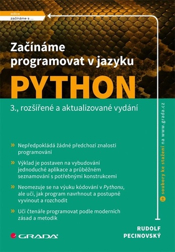 Książka Začínáme programovat v jazyku Python Rudolf Pecinovský