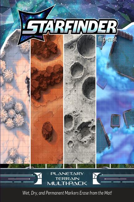 Carte Starfinder Flip-Mat: Planetary Terrain Multi-Pack Mammoliti