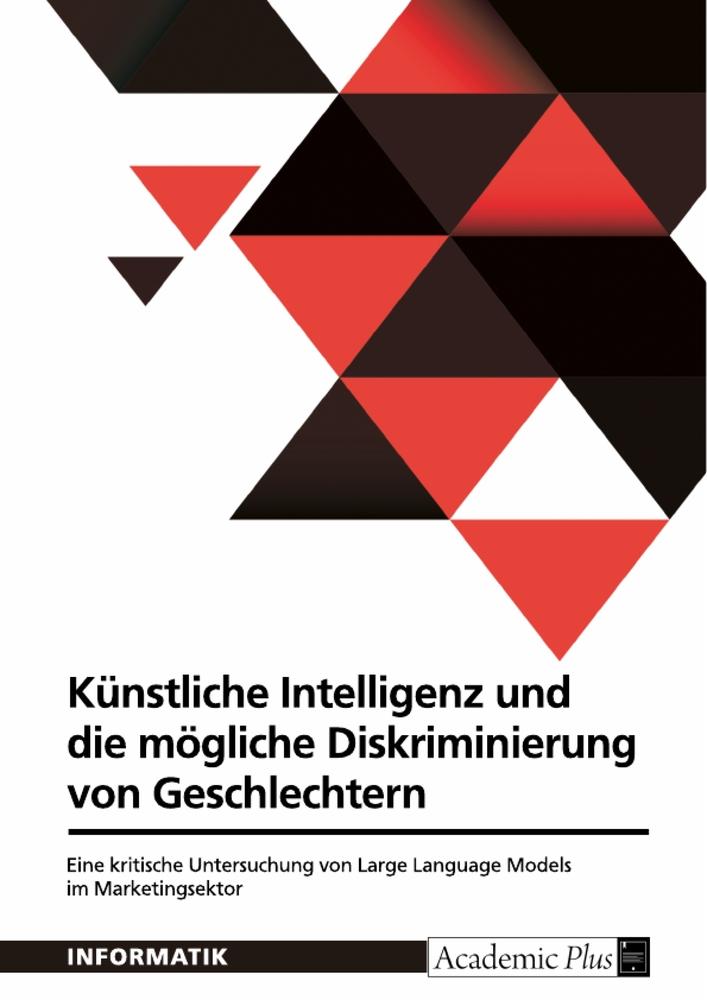 Buch Künstliche Intelligenz und die mögliche Diskriminierung von Geschlechtern 