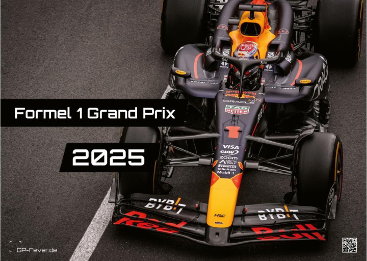 Calendar/Diary Formel 1 - Grand Prix - 2025 - F1 Kalender DIN A3 