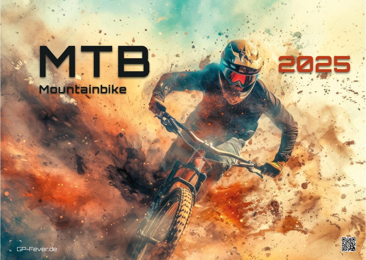 Kalendarz/Pamiętnik MTB | Mountainbike - 2025 - Kalender DIN A3 