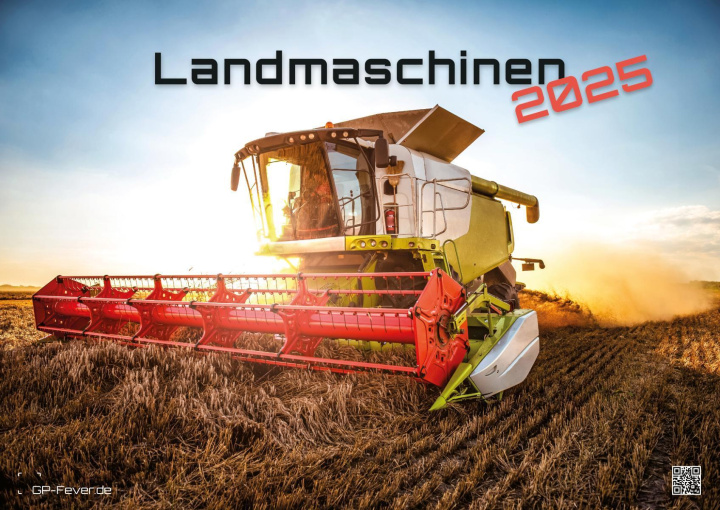 Kalendář/Diář Landmaschinen - Traktor - 2025 - Kalender DIN A2 