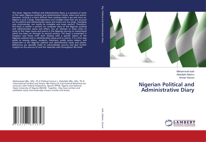 Libro Nigerian Political and Administrative Diary Abdullahi Adamu