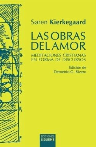 Libro OBRAS DEL AMOR, LAS. RCA Soren Kierkegaard