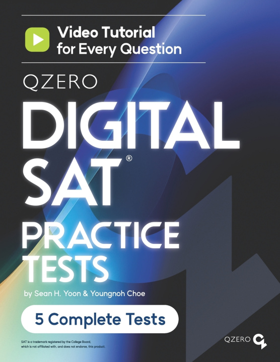 Boek QZero DIGITAL SAT Practice Tests Sean H Yoon
