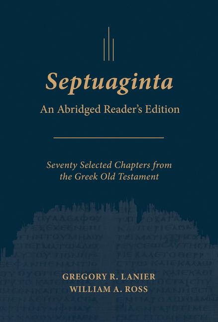 Buch Septuaginta: An Abridged Reader's Edition William A Ross