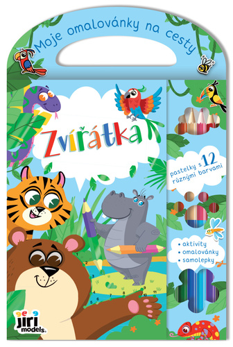 Knjiga Moje omalovánky na cesty Zvířátka 