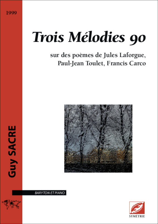 Book Trois Mélodies 90 LAFORGUE