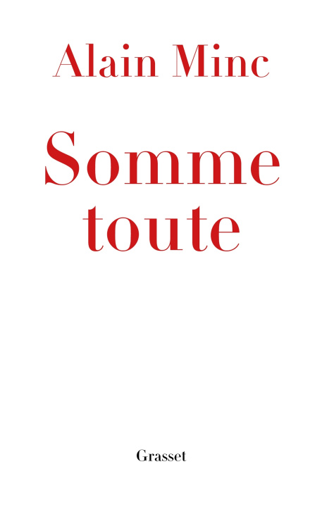 Buch Somme toute Alain Minc