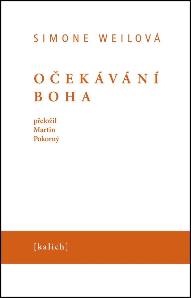 Książka Očekávání Boha Simone Weilová