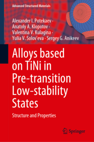 Knjiga Alloys based on TiNi in Pre-transition Low-stability States Alexander I. Potekaev