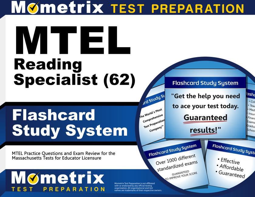 Jeu/jouet MTEL Reading Specialist (62) Flashcard Study System 