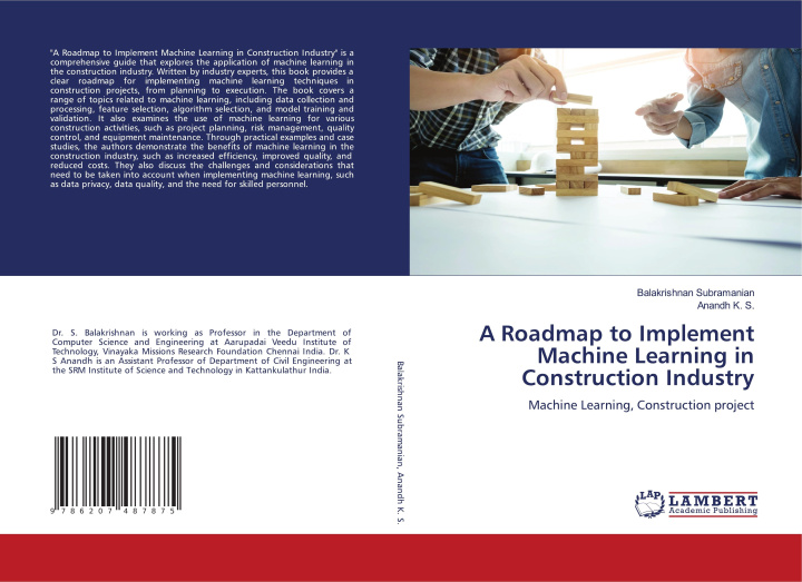 Knjiga A Roadmap to Implement Machine Learning in Construction Industry Anandh K. S.