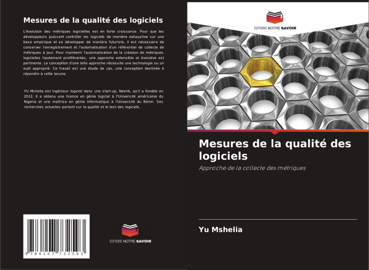 Knjiga Mesures de la qualité des logiciels Yu Mshelia