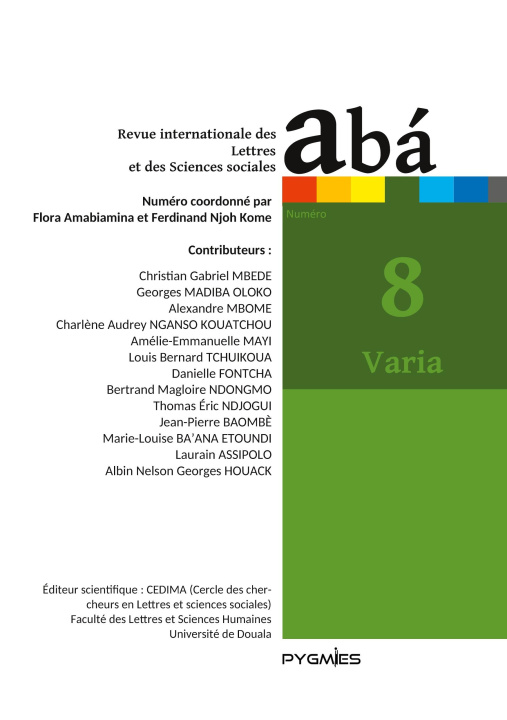 Book Abá Vol. 8 Ferdinand Njoh Kome