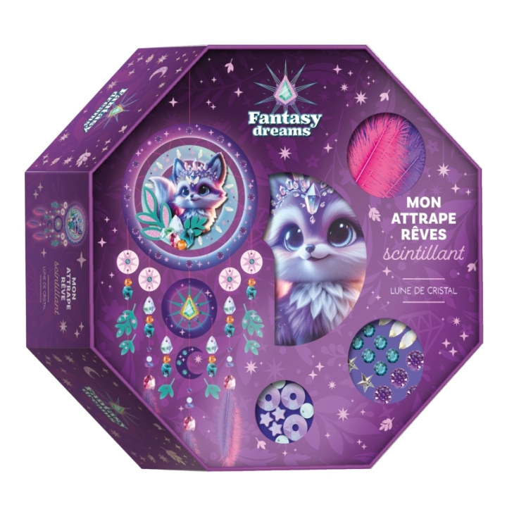 Igra/Igrača Mon attrape-rêves scintillant. Lune de cristal (coffret) 