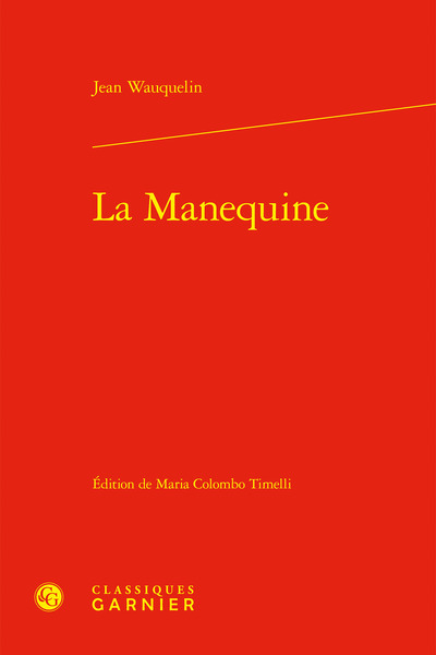 Knjiga La manequine Wauquelin jean