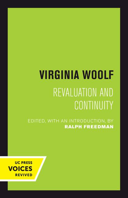 Kniha Virginia Woolf Ralph Freedman