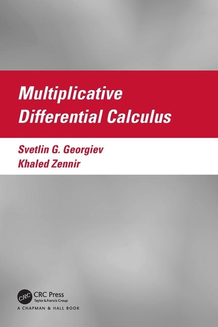 Boek Multiplicative Differential Calculus Svetlin Georgiev