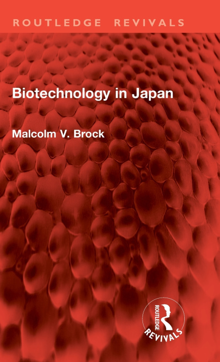 Libro Biotechnology in Japan Malcolm V. Brock