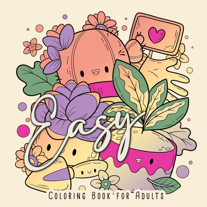 Βιβλίο Easy Coloring Book for Adults Monsoon Publishing
