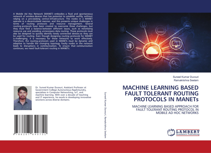 Knjiga MACHINE LEARNING BASED FAULT TOLERANT ROUTING PROTOCOLS IN MANETs Ramakrishna Seelam